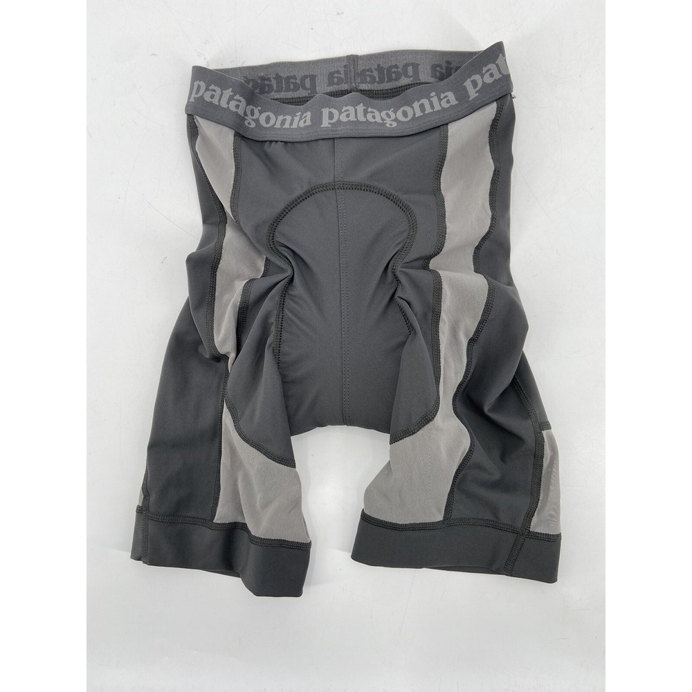 Patagonia Men Extra Small Gray Endless Ride Padded Cycling Short Liner Baselayer